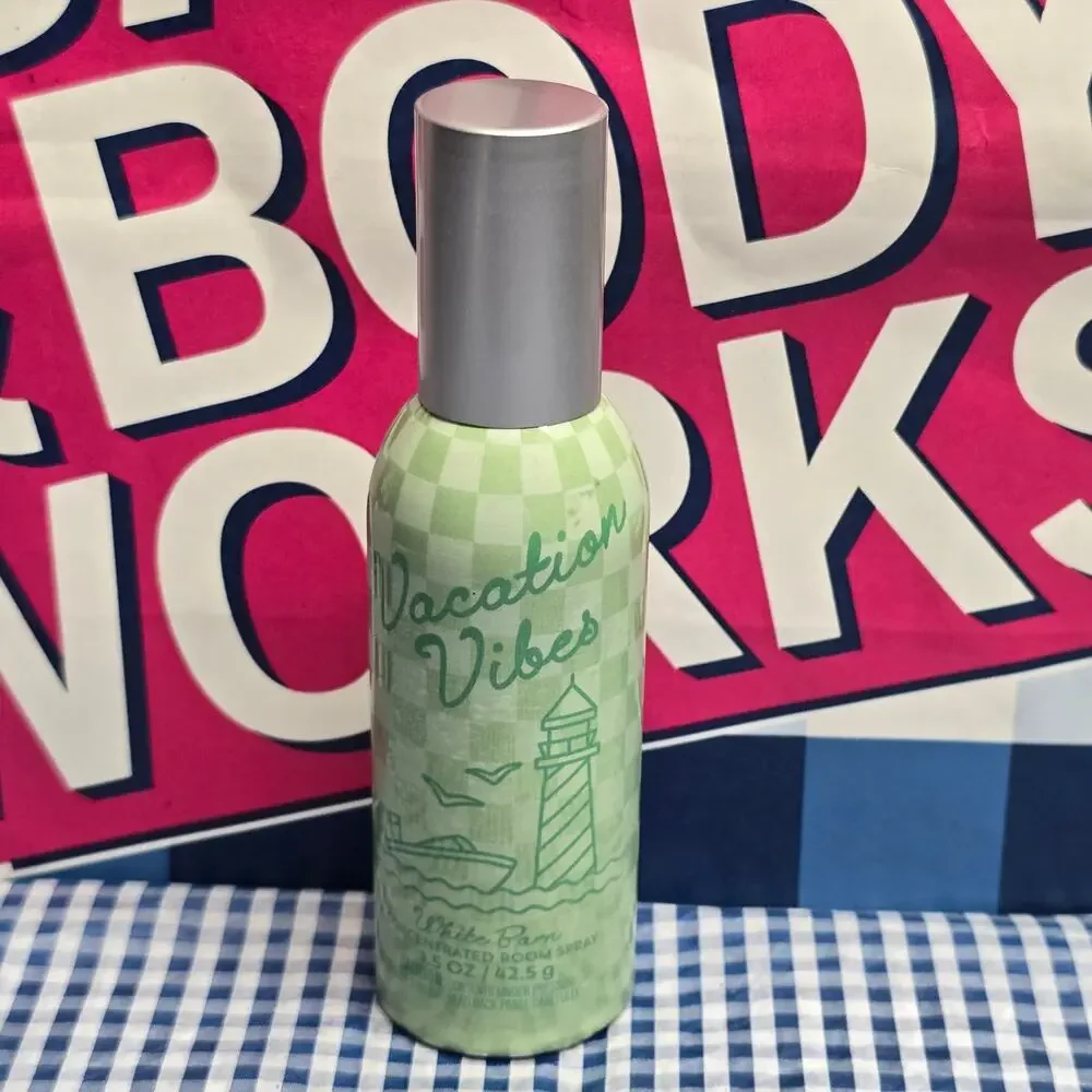 BBW Vacation Vibes Home Room Fragrance Spray White Barn